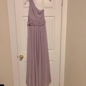 David’s Bridal One Shoulder Dress